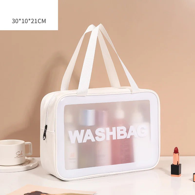 Charm and Beauty Transparent Makeup Bag