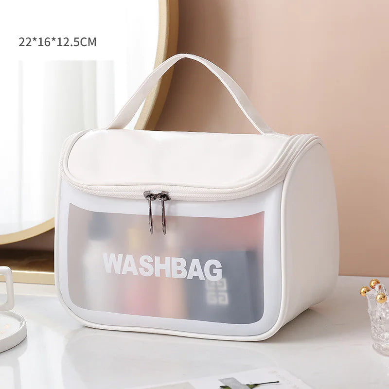 Charm and Beauty Transparent Makeup Bag