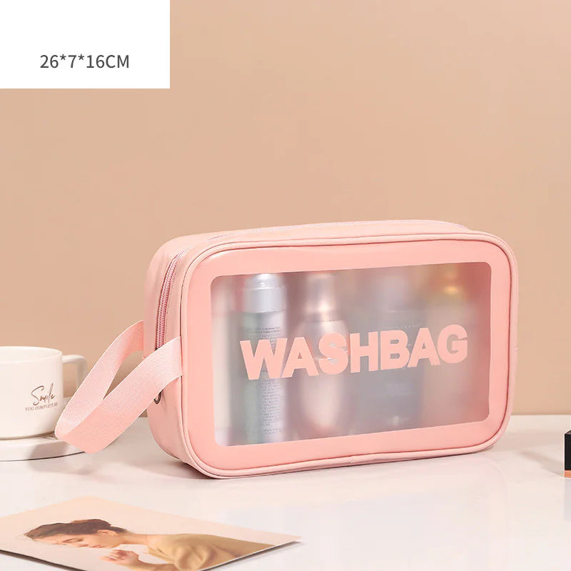 Charm and Beauty Transparent Makeup Bag