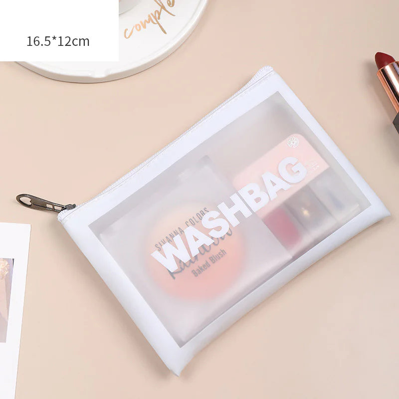 Charm and Beauty Transparent Makeup Bag