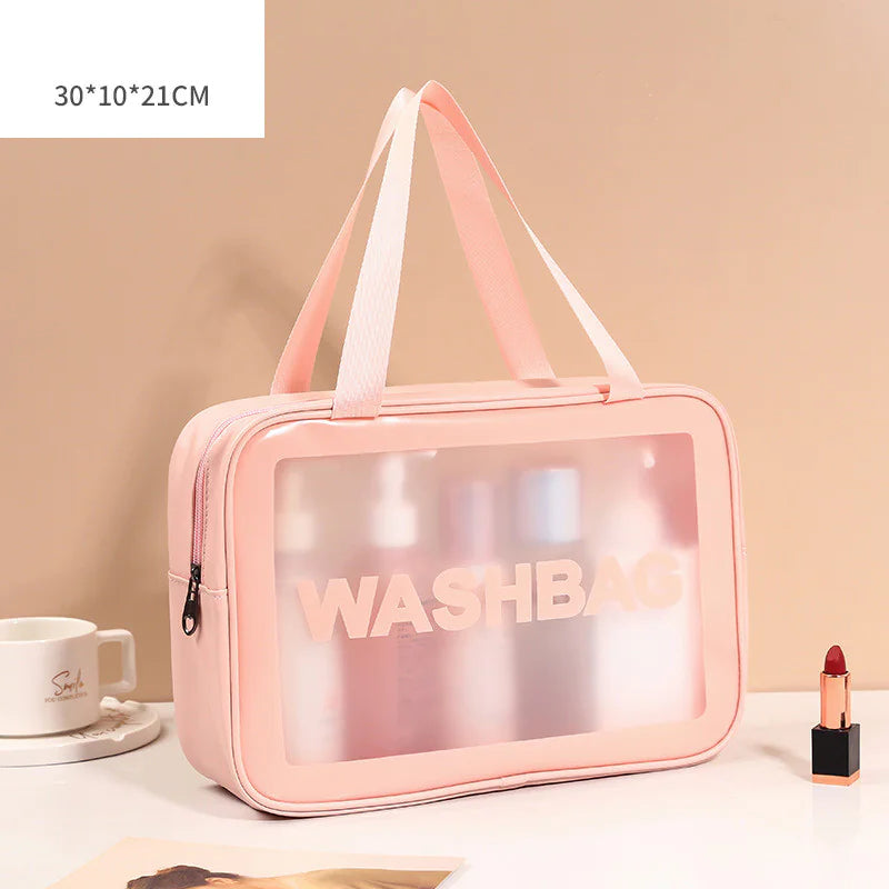 Charm and Beauty Transparent Makeup Bag