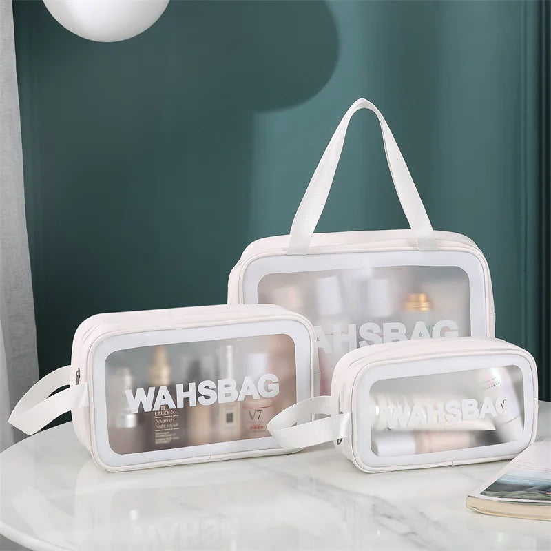 Charm and Beauty Transparent Makeup Bag