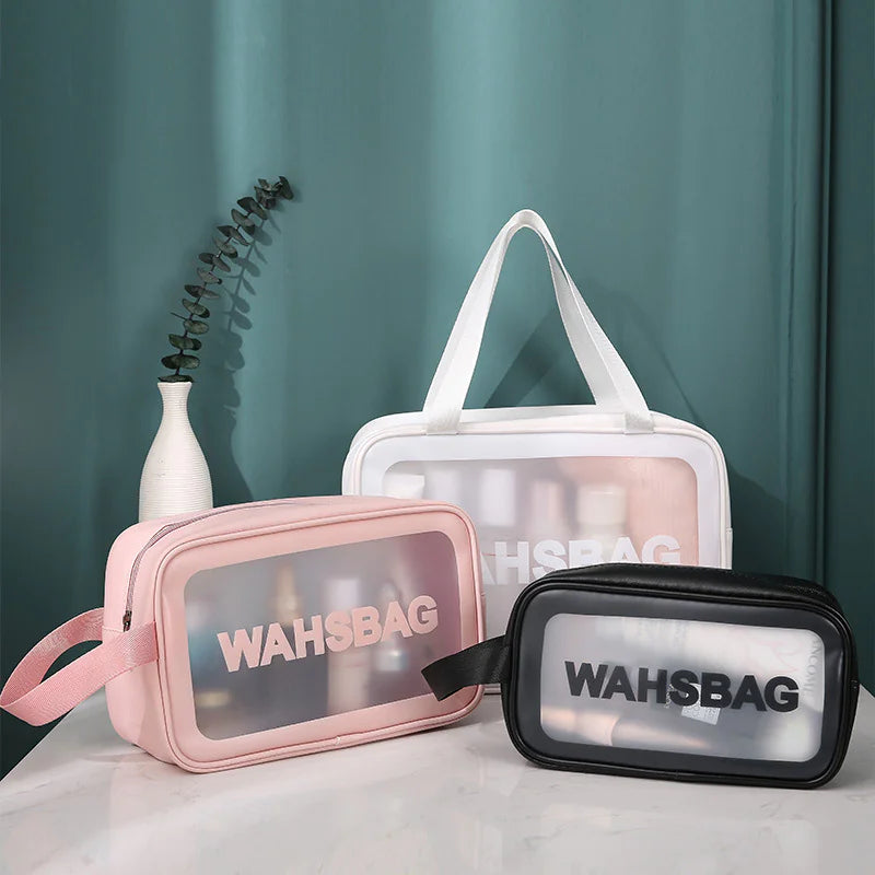 Charm and Beauty Transparent Makeup Bag