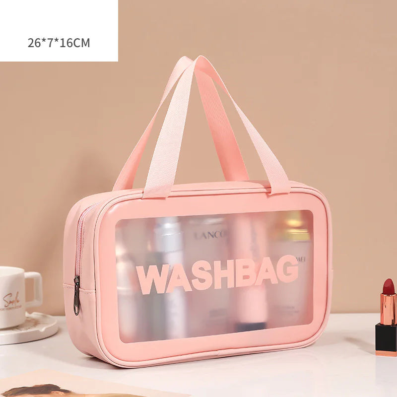 Charm and Beauty Transparent Makeup Bag