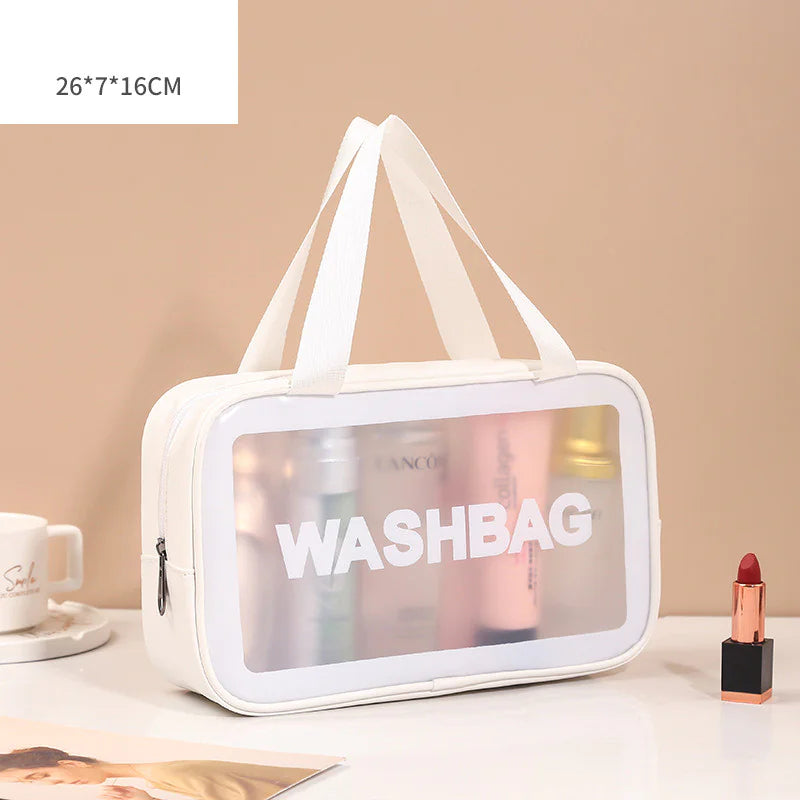 Charm and Beauty Transparent Makeup Bag