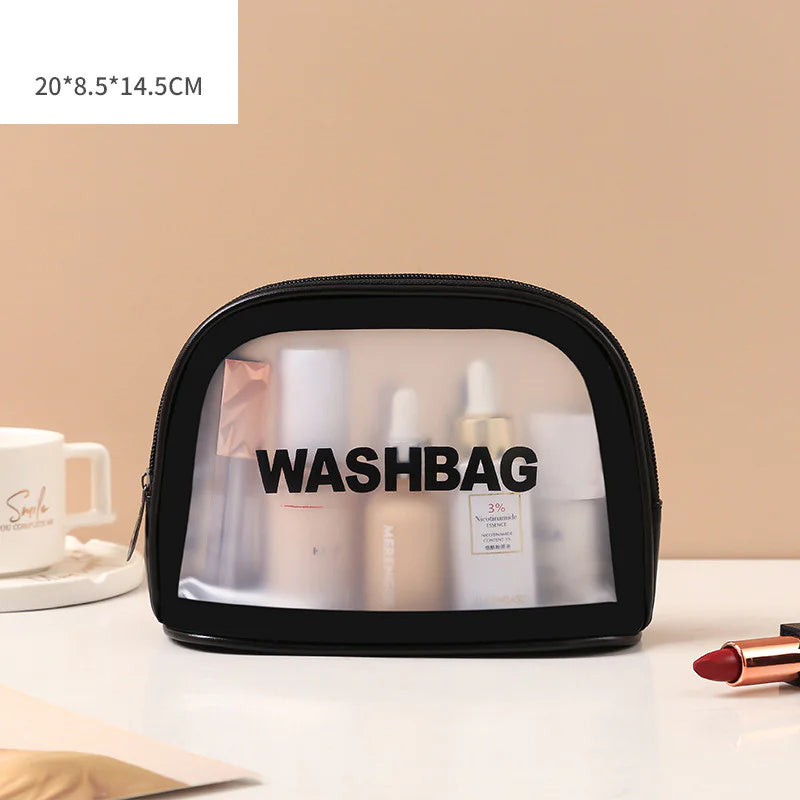 Charm and Beauty Transparent Makeup Bag