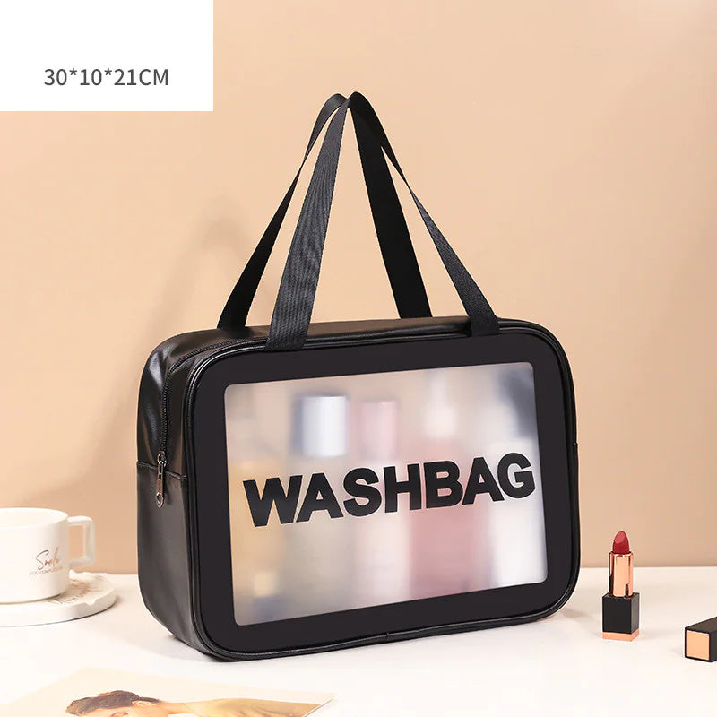 Charm and Beauty Transparent Makeup Bag