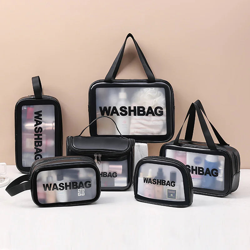 Charm and Beauty Transparent Makeup Bag