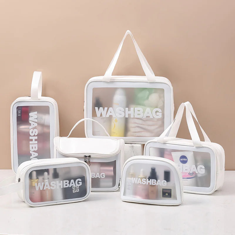 Charm and Beauty Transparent Makeup Bag