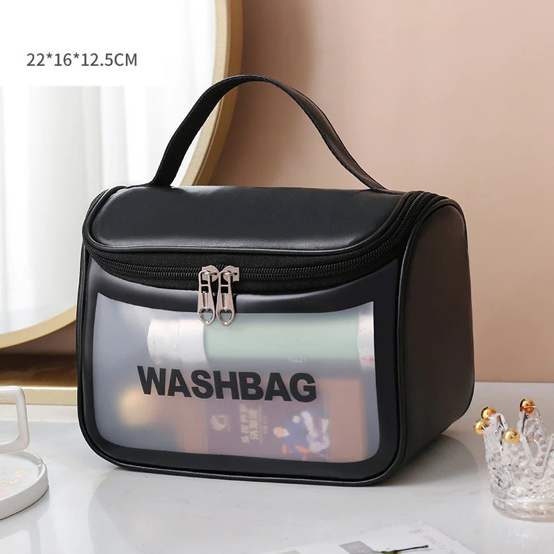 Charm and Beauty Transparent Makeup Bag