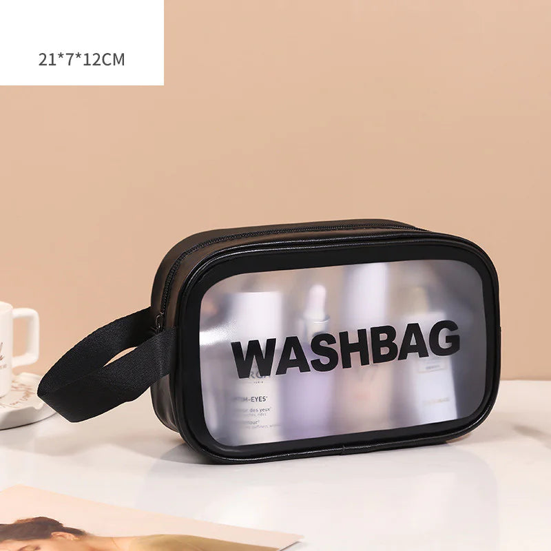 Charm and Beauty Transparent Makeup Bag