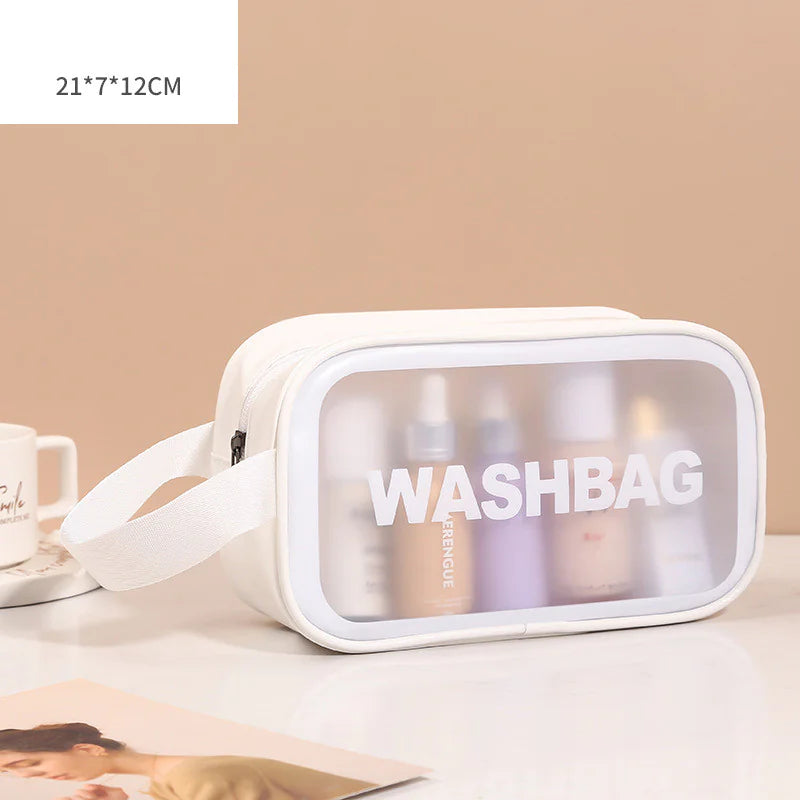 Charm and Beauty Transparent Makeup Bag